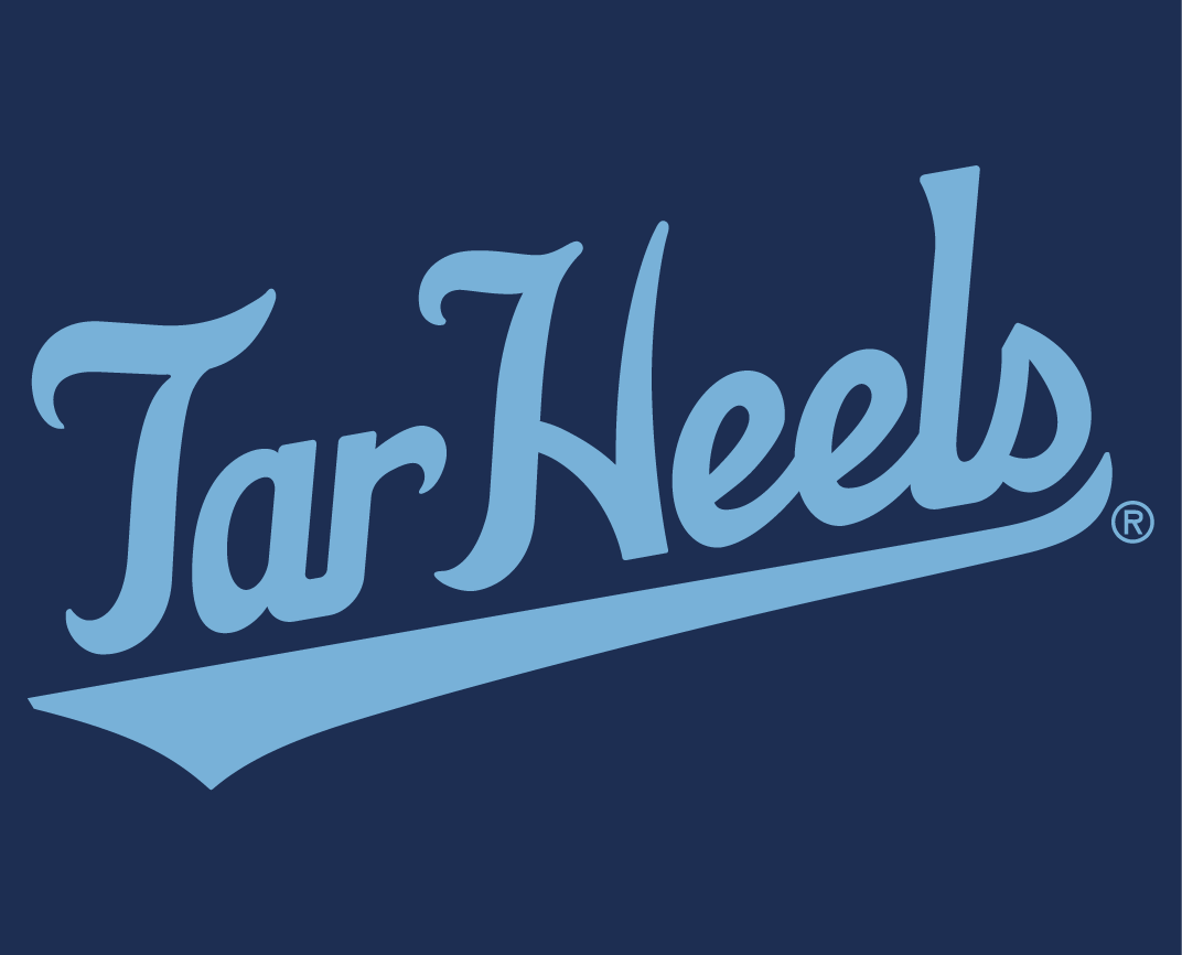 North Carolina Tar Heels 2015-Pres Wordmark Logo v12 diy iron on heat transfer